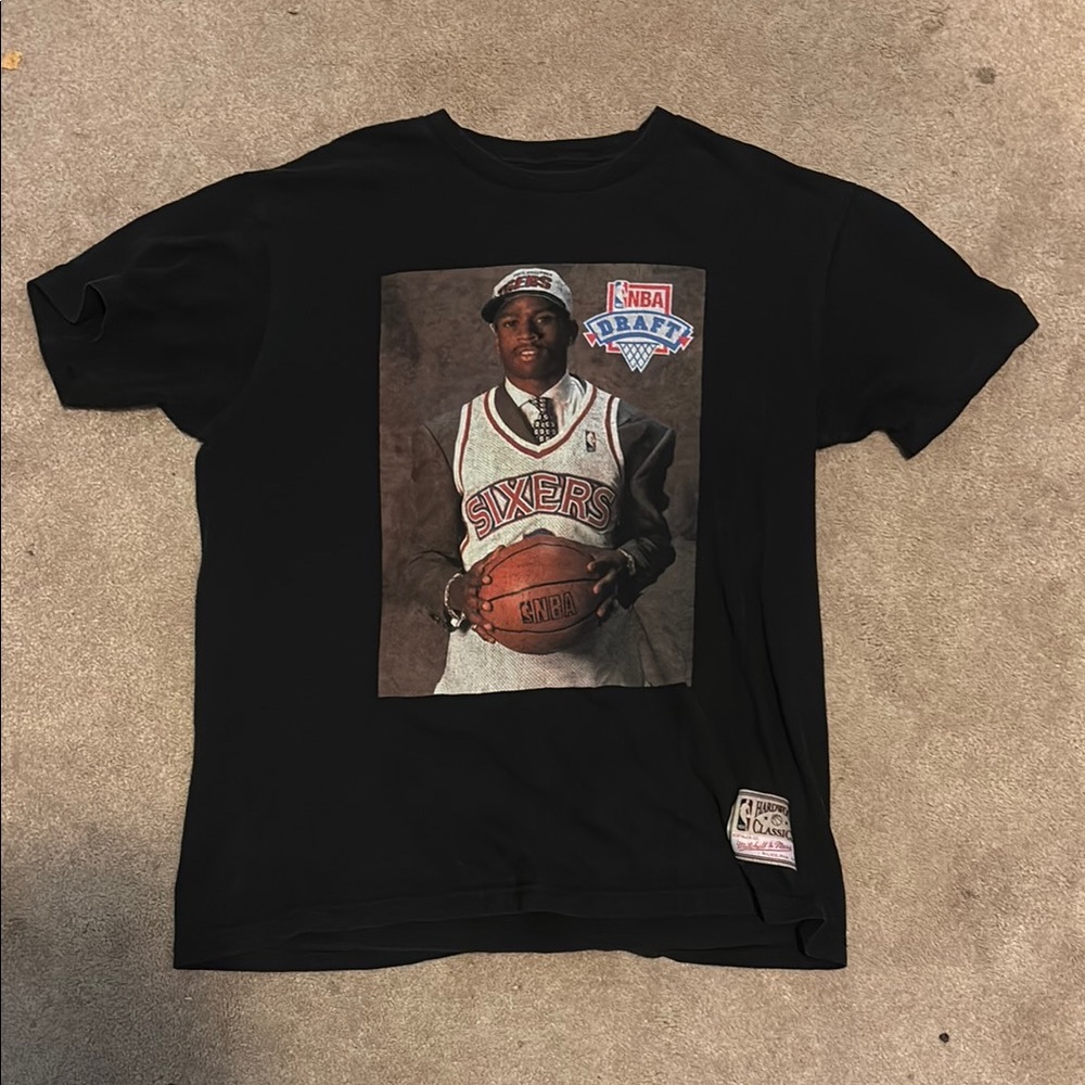 Mitchell & Ness Black NBA Draft Tee